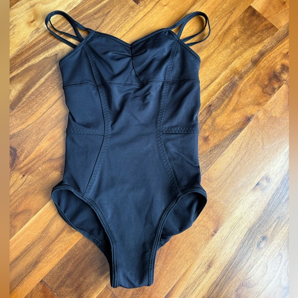 Ivivva Leotard, Black, Big Girl 7,  USED - Picture 1 of 11